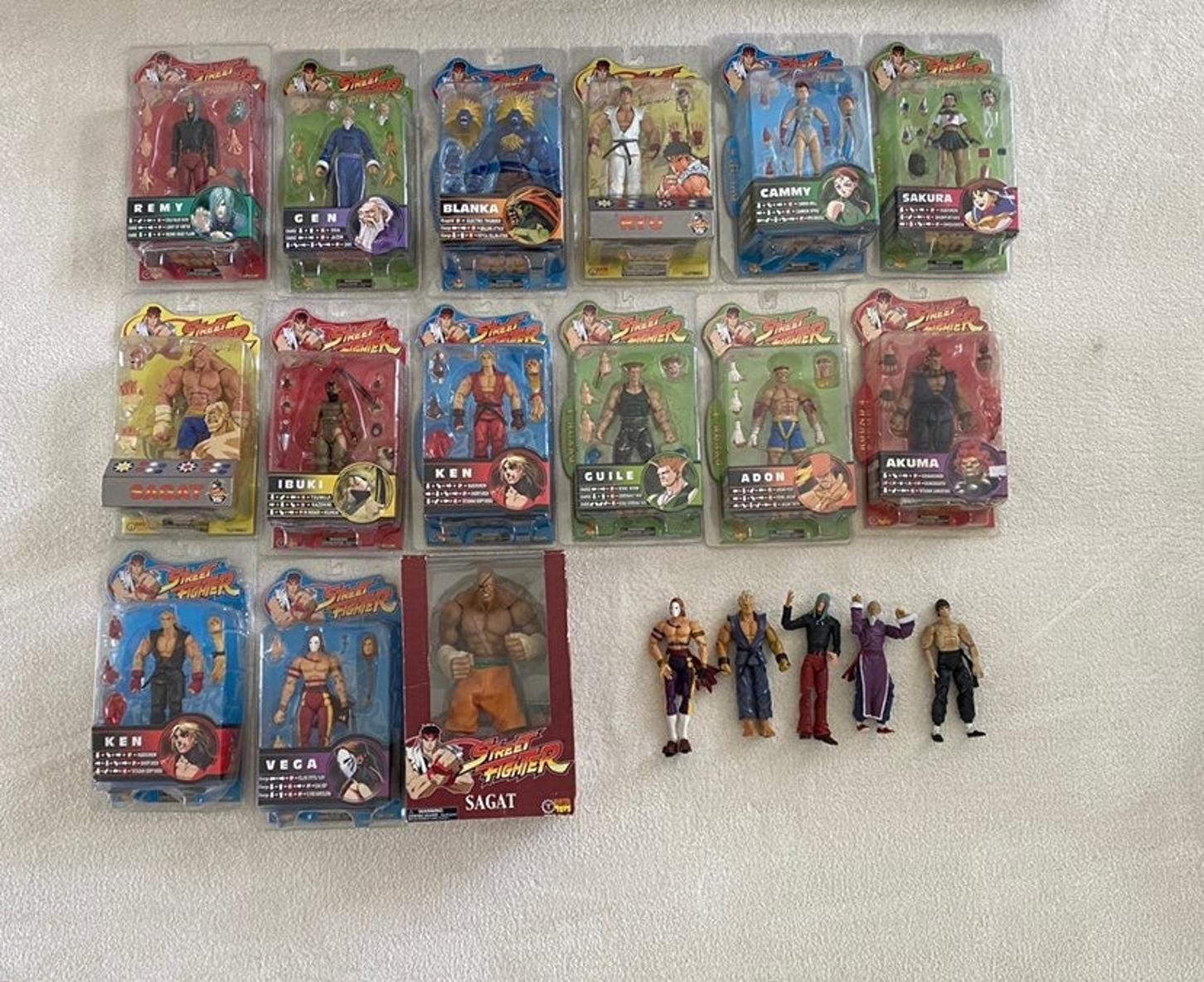 Boxed Sota Toys Street Fighter Lot