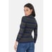 L'AGENCE Olive Bronze Stripe Harlee Turtleneck Sweater XS