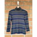 L'AGENCE Olive Bronze Stripe Harlee Turtleneck Sweater XS