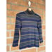L'AGENCE Olive Bronze Stripe Harlee Turtleneck Sweater XS