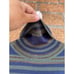 L'AGENCE Olive Bronze Stripe Harlee Turtleneck Sweater XS