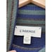 L'AGENCE Olive Bronze Stripe Harlee Turtleneck Sweater XS