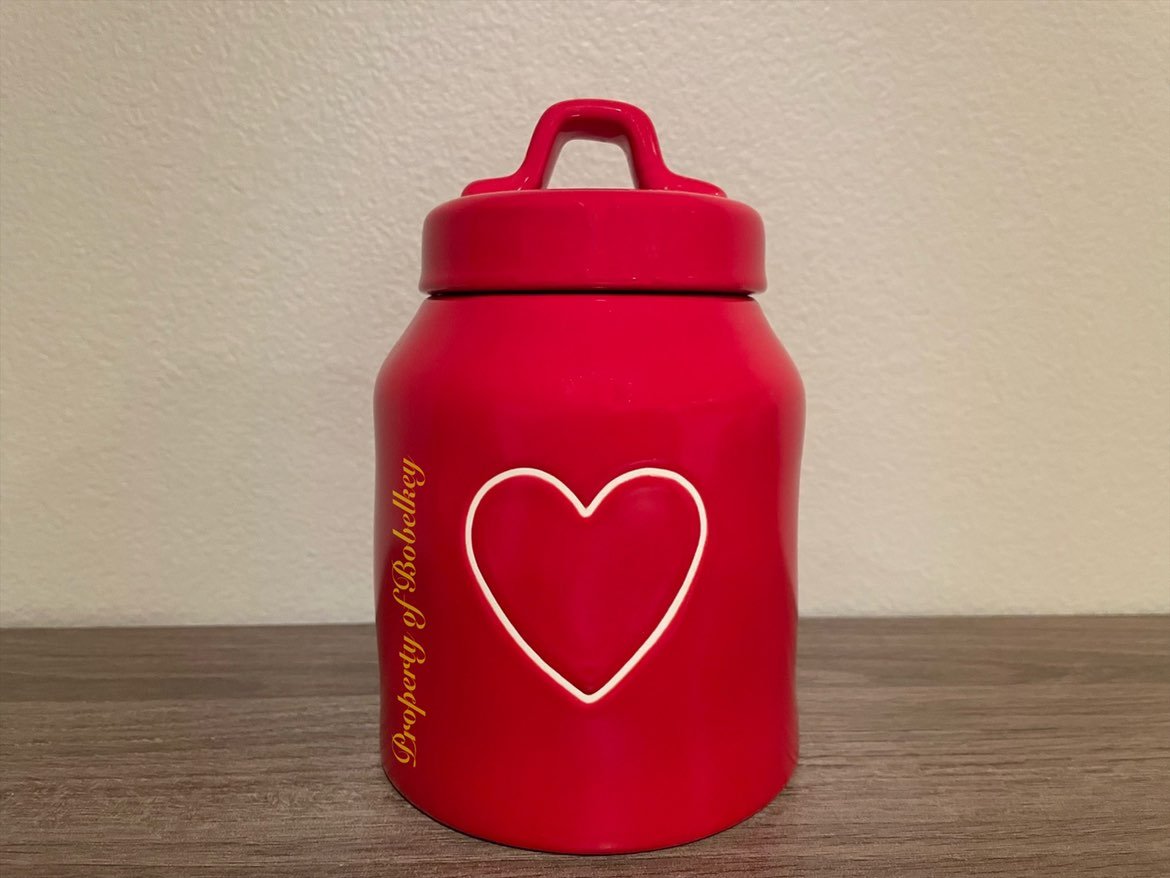 Rae Dunn Heart Canister