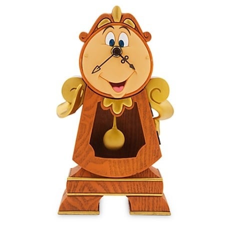 Disney Parks Exclusive Cogsworth Beauty and the Beast Clock