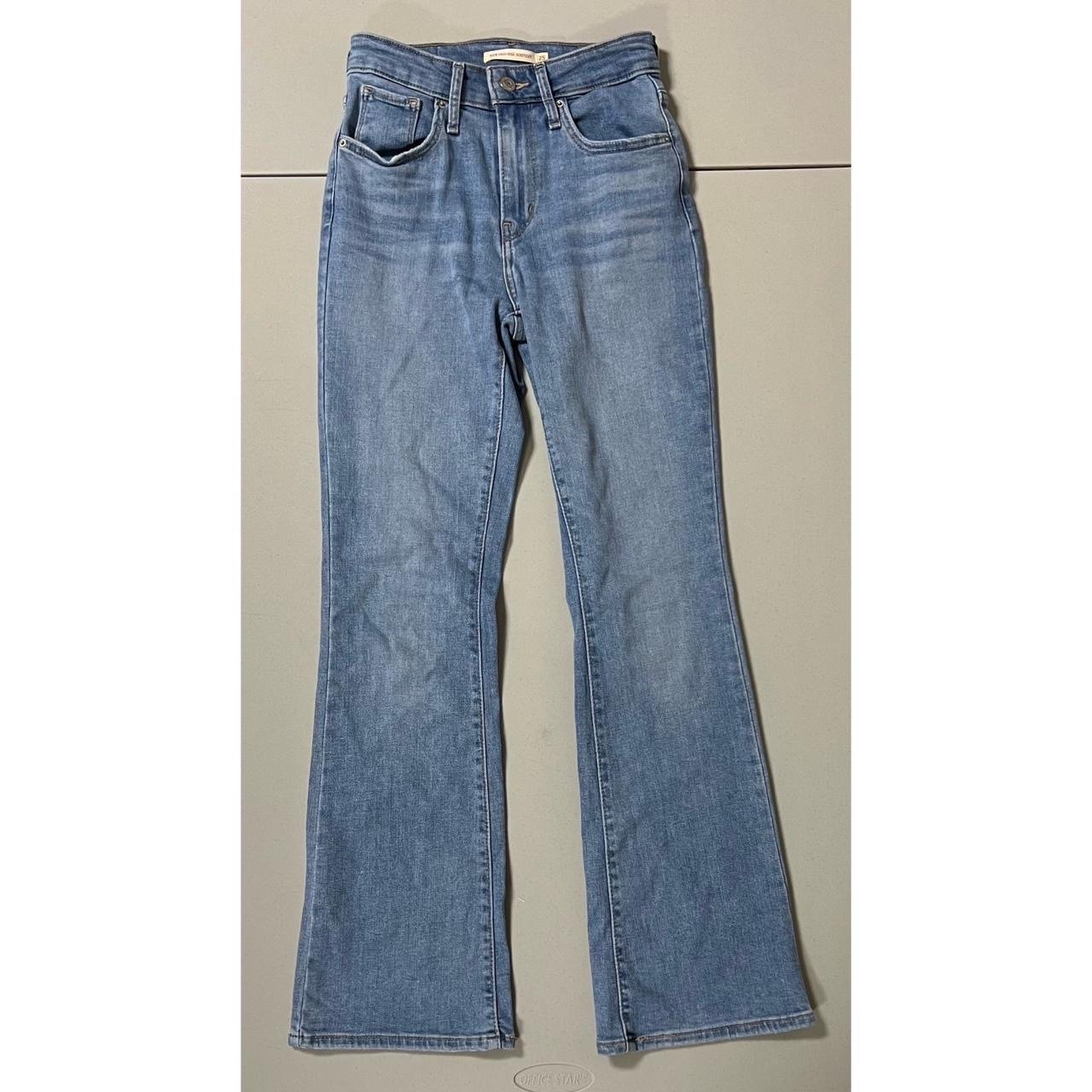 Levi’s Blue 725 High-Rise Bootcut Faded Denim Jeans Pants Bottoms Size 0 (Short)