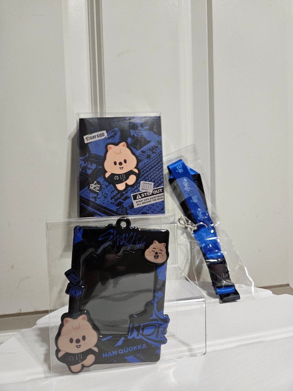 Stray Kids Hop Xmas pop up photocard lanyard holder - Quokka