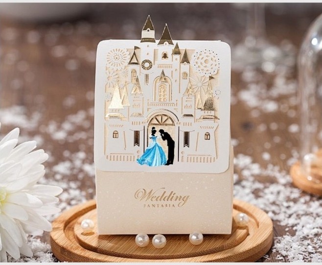 Disney Cinderella wedding candy gift favor boxes 50ct