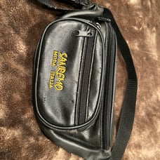 Vintage Sanremo Italy Leather Fanny Pack size small/medium