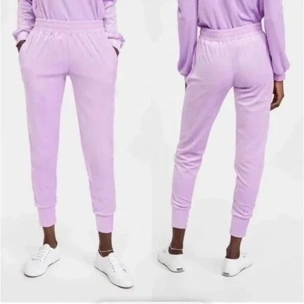New Generation Love Ivy Velour Joggers LiLac Size Large
