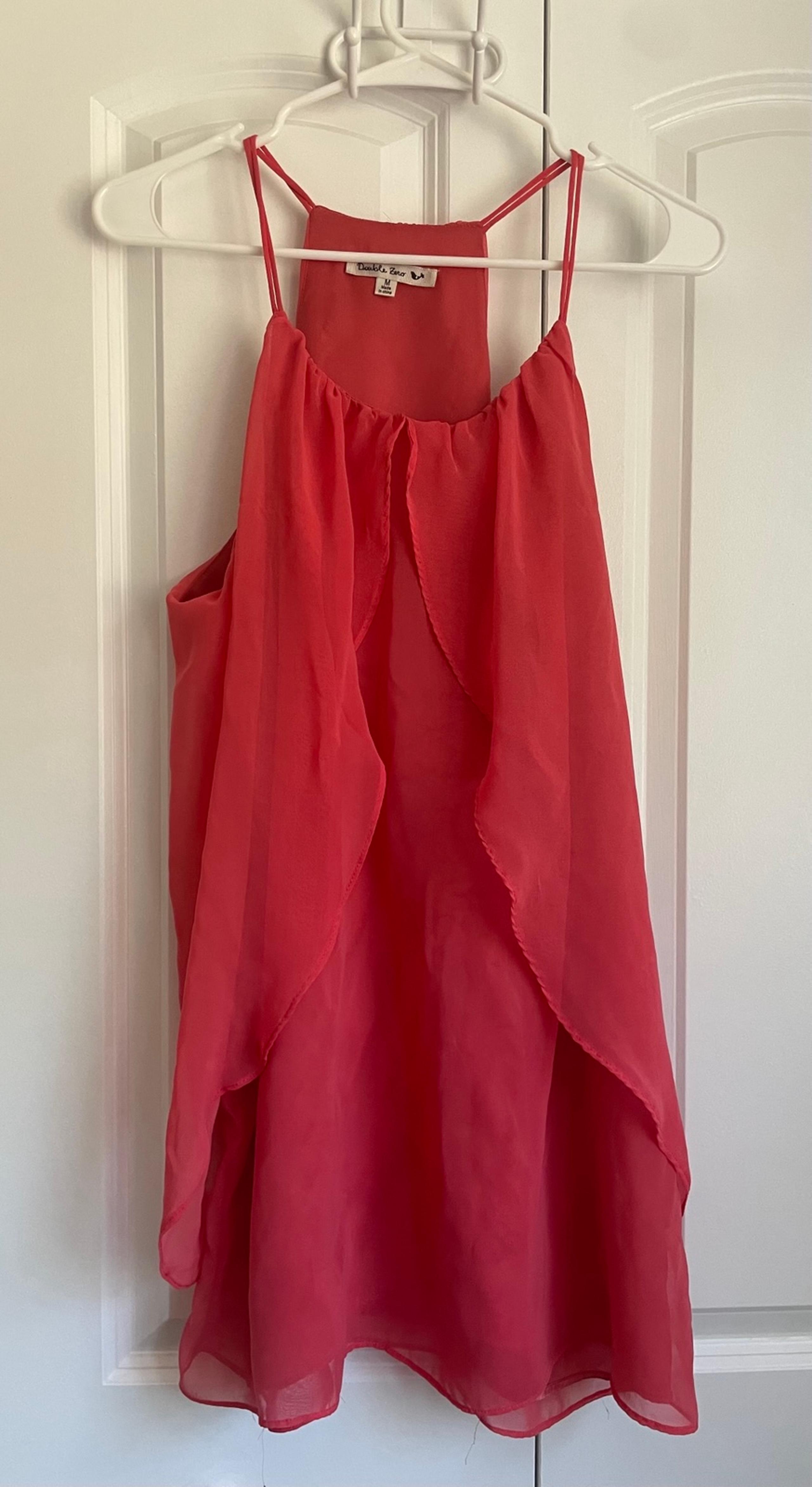Pink flowy mini dress