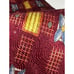 Canali Men's Italy Made Red Blue Geometric 100% Silk Luxury Designer Necktie Tie