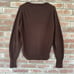 Vintage Izod Lacoste V Neck Sweater Brown Medium