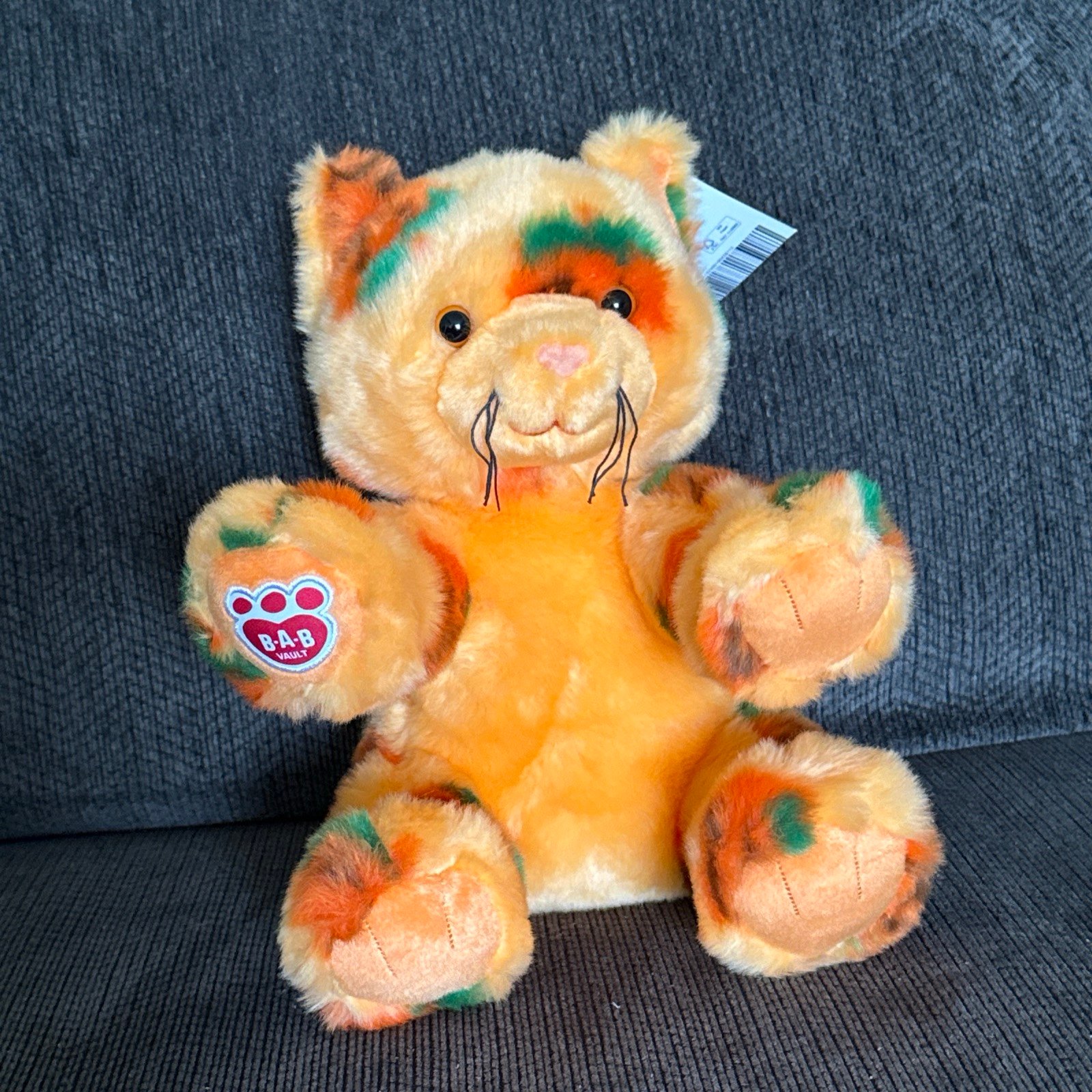 Build A Bear Vault Collection Pumpkin Kitty Halloween Stuffed Animal & Cub Condo