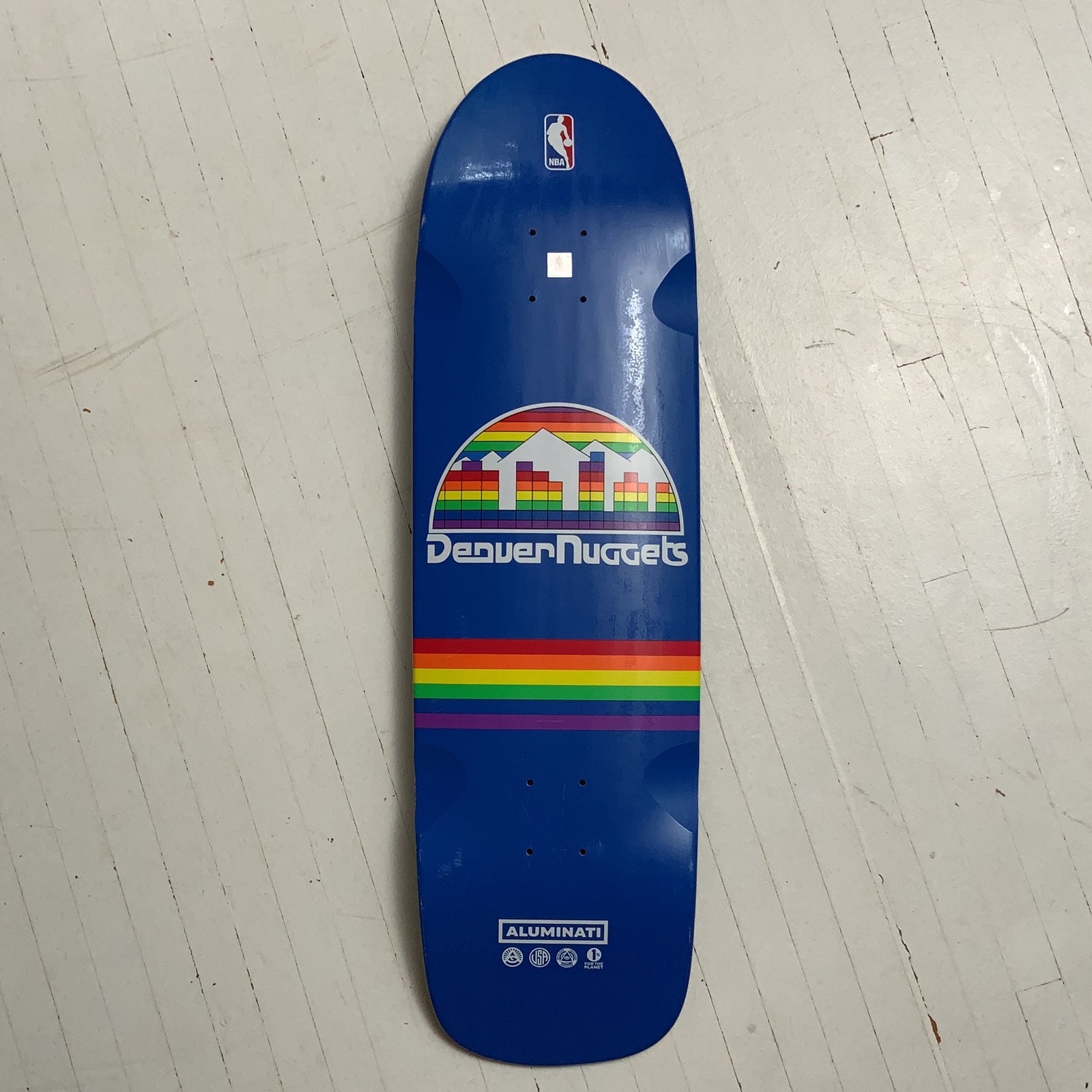 Denver Nuggets Skateboard Aluminati NBA Official RARE