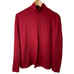 Vintage Mark Eisen Red Mock Neck Long Sleeve 100% Wool Sweater Women's Size L