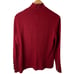 Vintage Mark Eisen Red Mock Neck Long Sleeve 100% Wool Sweater Women's Size L