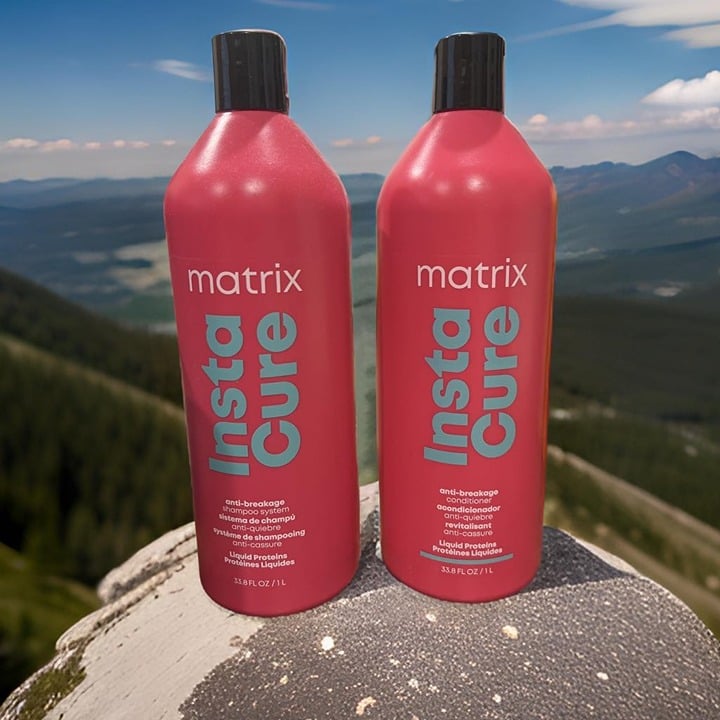 Matrix Insta Cure Anti- breakage Liquid protein Conditioner Shampoo 33.8 oz