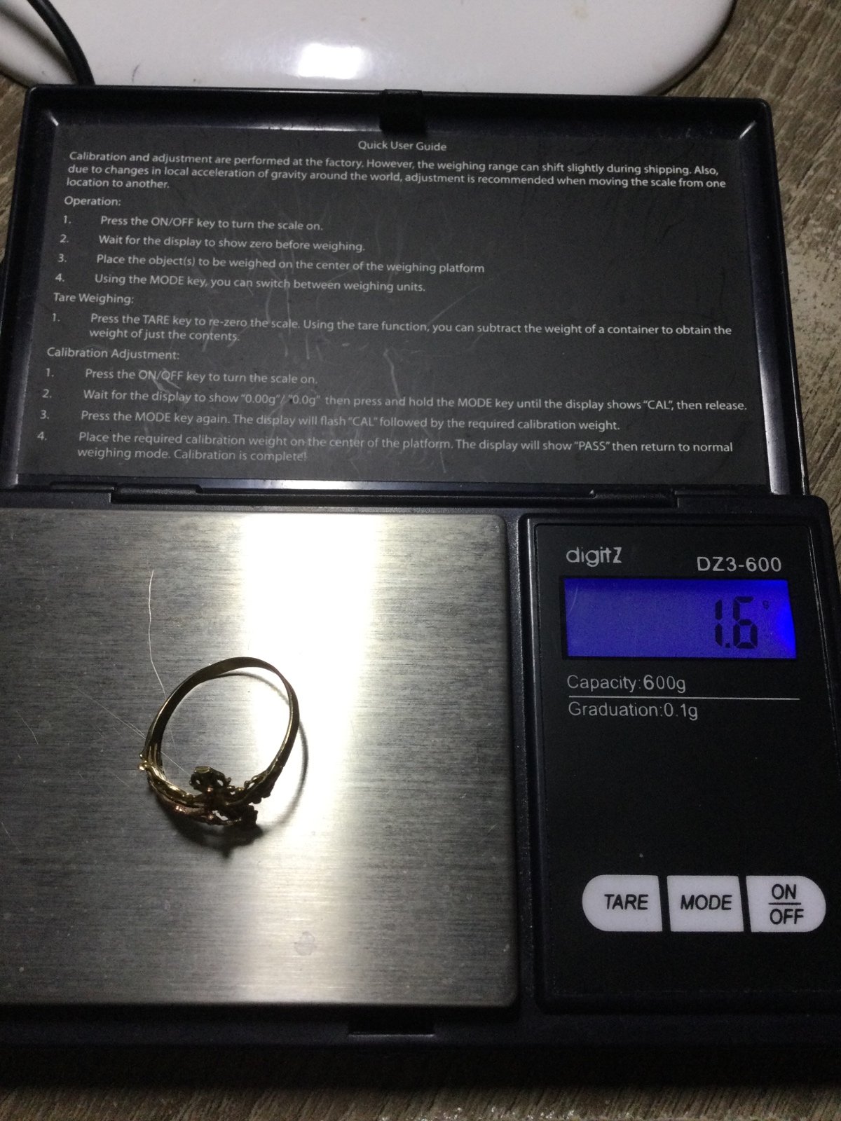 10KT TRI GOLD CRUCIFIX CHRIST RING