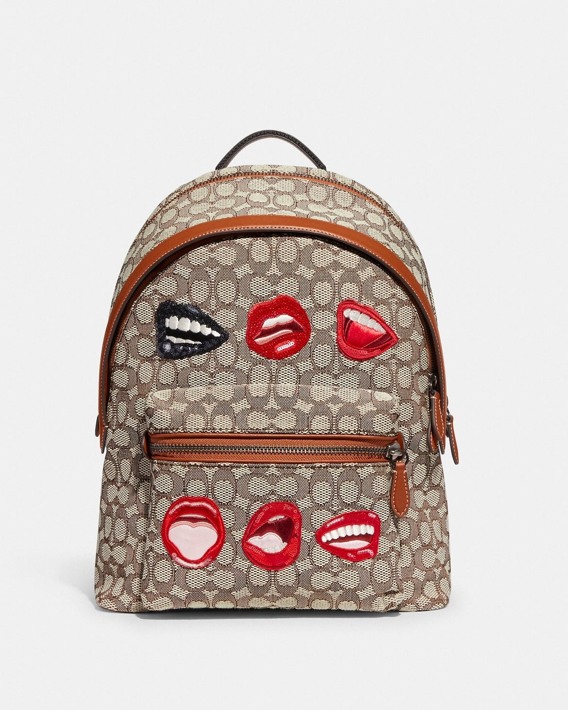 Coach X Tom Wesselmann Charter Backpack In Signature Textile Jacquard