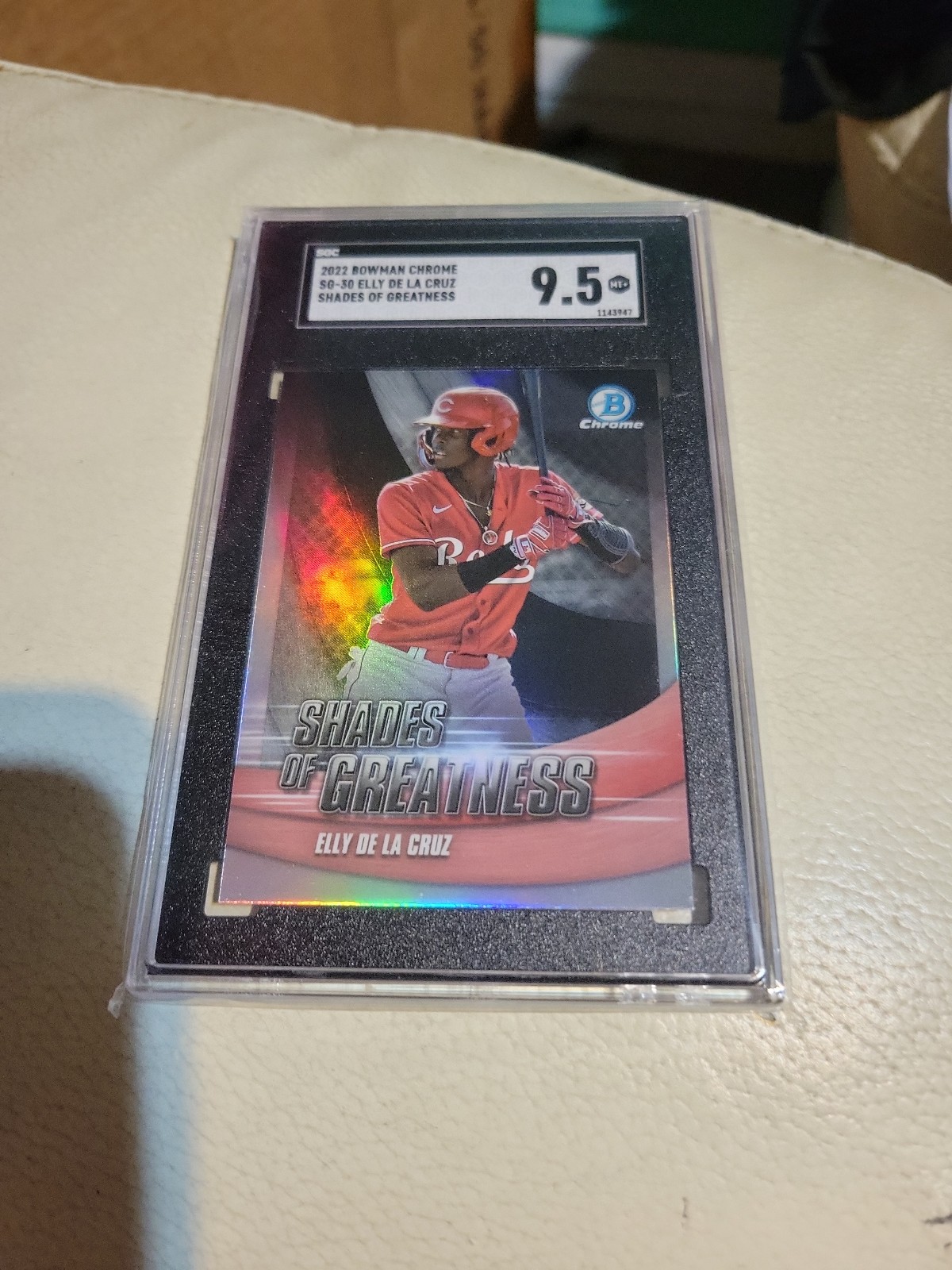 ELLY De La Cruz 22 Bowman Chrome SGC 9.5