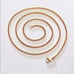 24 Womens 14K Gold Bike Chain Link Necklace Jewelry 14 Karat Silver 24 inch NEW