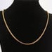 24 Womens 14K Gold Bike Chain Link Necklace Jewelry 14 Karat Silver 24 inch NEW