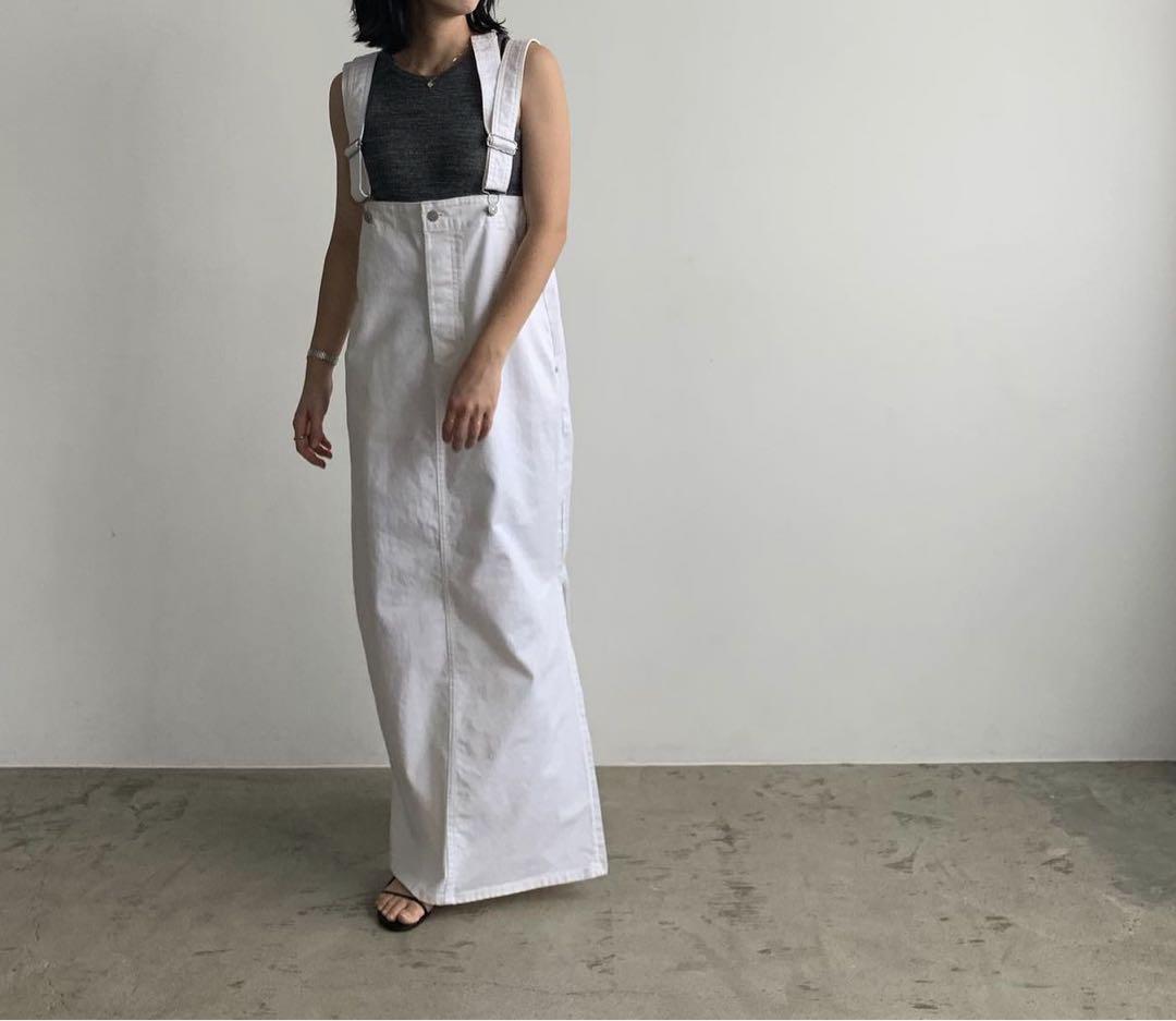 etre tokyo x EDWIN collaboration Denim High-rise Suspender