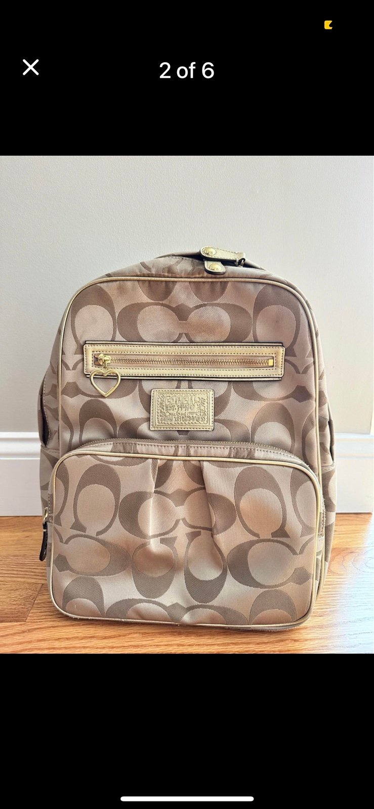 Coach backpack