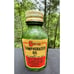 Sav-On Camphorated Oil VINTAGE EMERALD GREEN BOTTLE 3/4 Full -A78