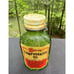 Sav-On Camphorated Oil VINTAGE EMERALD GREEN BOTTLE 3/4 Full -A78