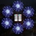 6 Pcs Hanging Sphere Lights Battery Operated Fairy Lights
