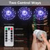 6 Pcs Hanging Sphere Lights Battery Operated Fairy Lights