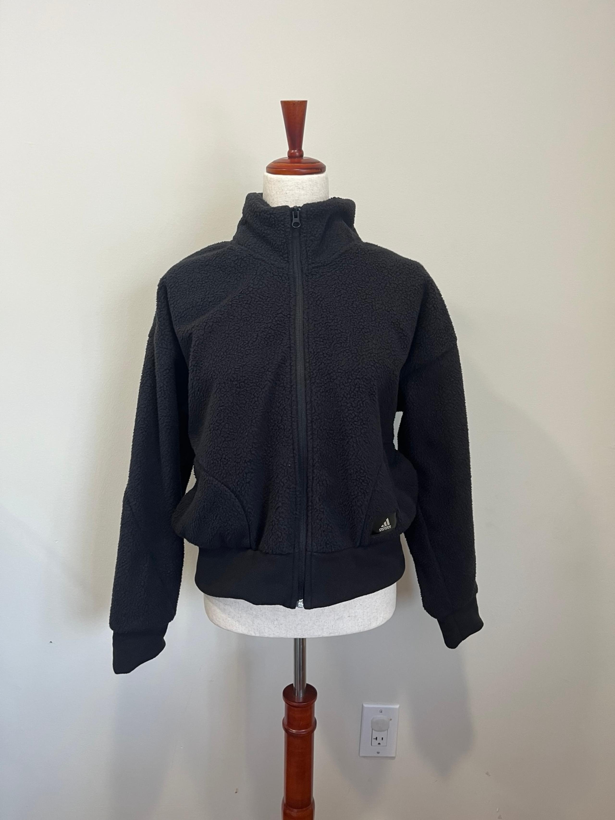 Adidas Holidayz Jacket Sherpa Fleece Jacket Women’s Sz Large