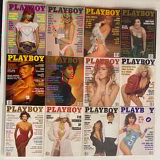 Playboy magazines 1990 trump complete set
