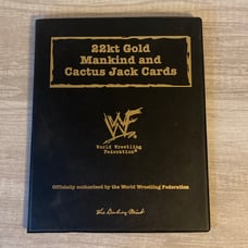 Mankind & Cactus Jack Gold WWF trading cards