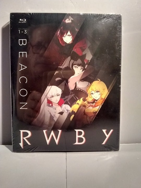 RWBY: Vol. 1-3 Beacon (Blu-ray 3-Disc Set 2016) Sealed Brand New Steelbook Anime