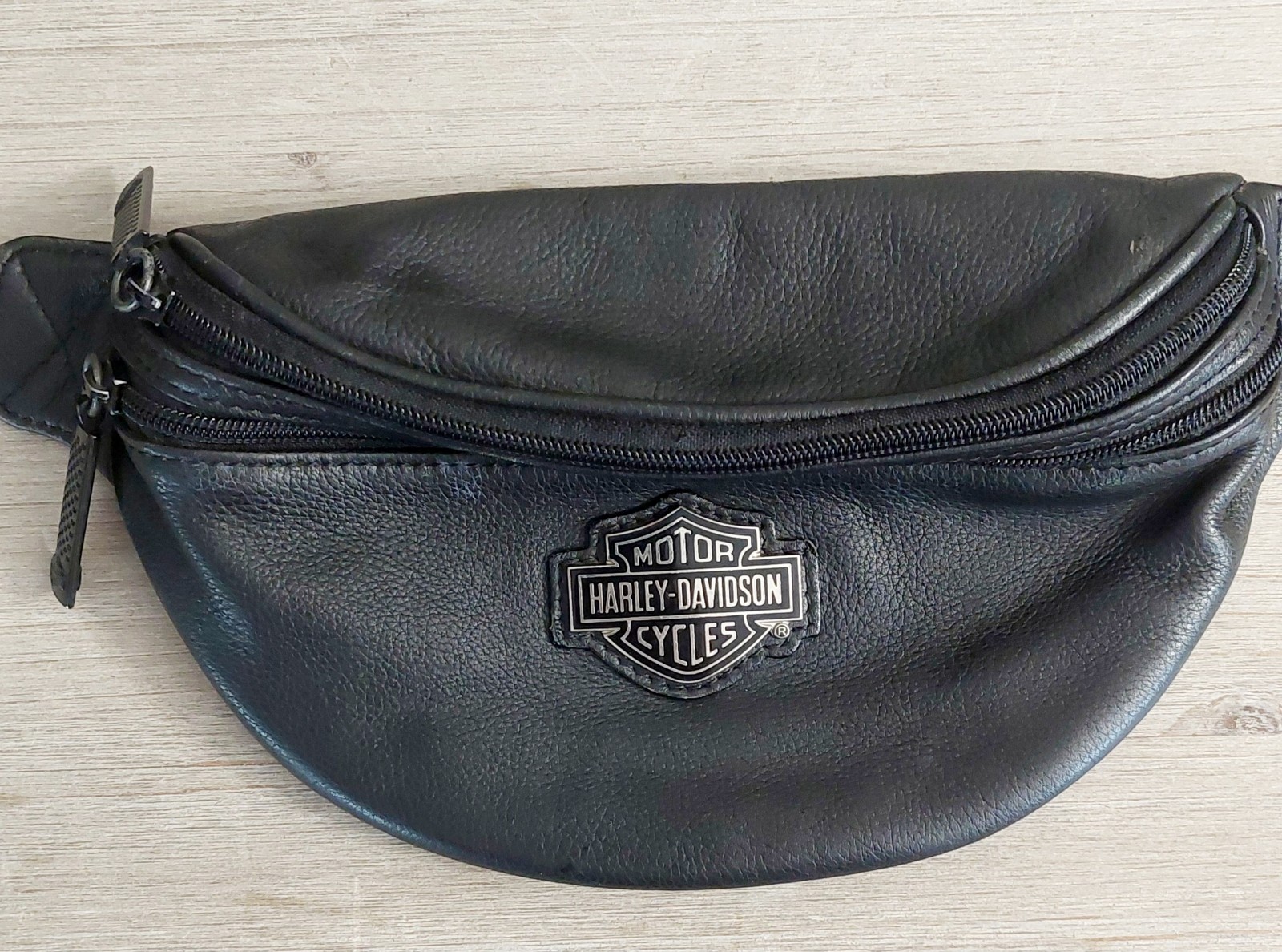 harley davidson fanny pack leather