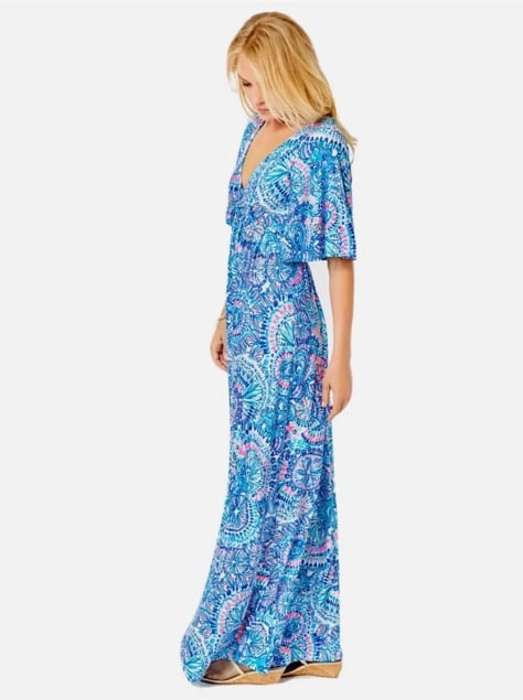 NWT Lilly Pulitzer Minka Sleeve Maxi Dress