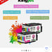 Kingjet Compatible s for 950 951, 950XL 951XL Ink Cartridges Work with Officejet
