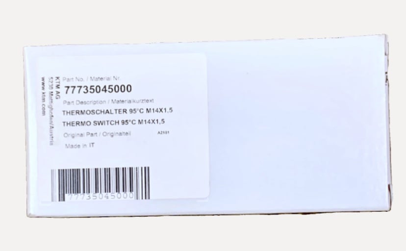 OEM KTM & HUSQVARNA THERMO SWITCH 95°C M14X1,5 SKU#77735045000 78.00
