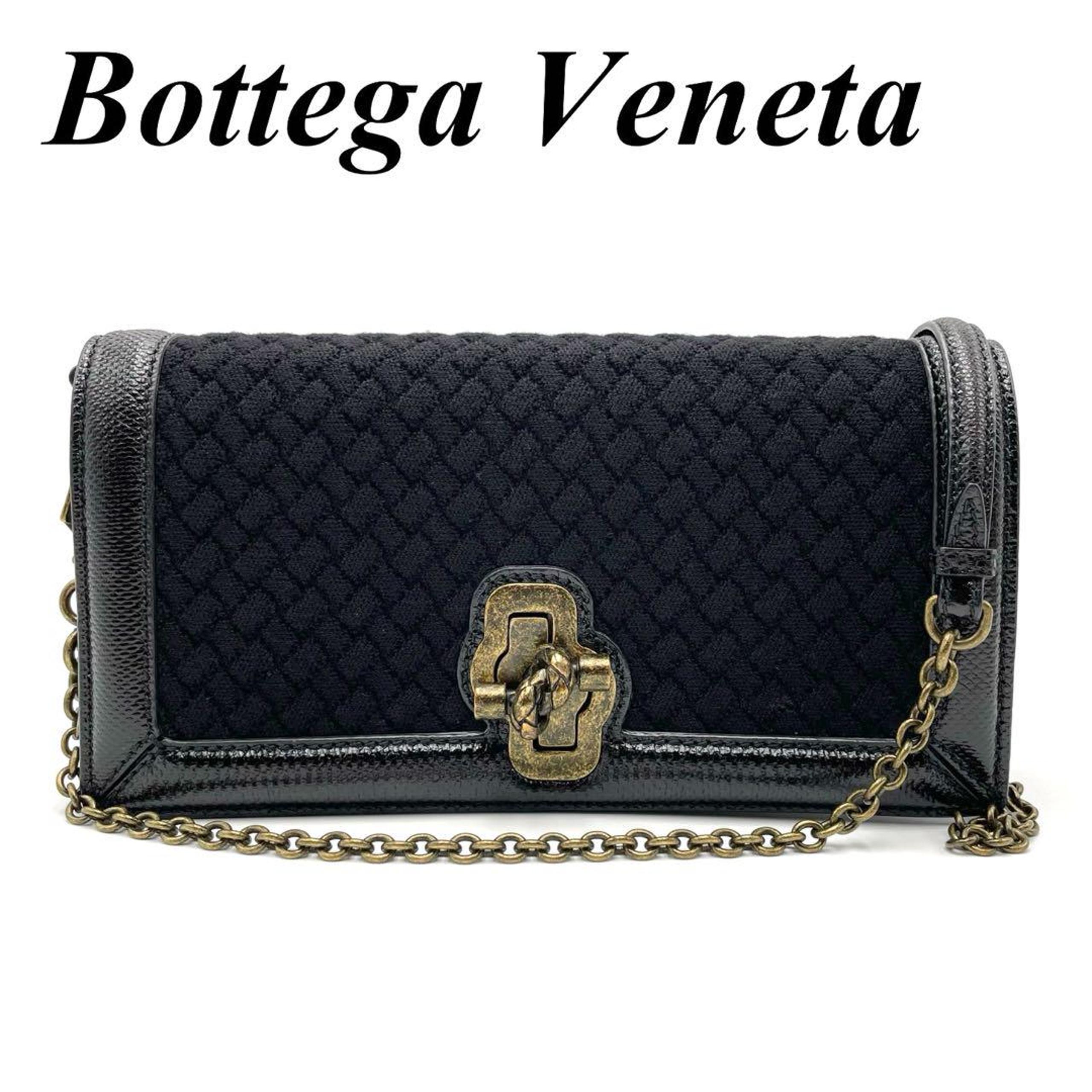 Intrecciato Chain Shoulder Bag Clutch Knot - Bottega Veneta
