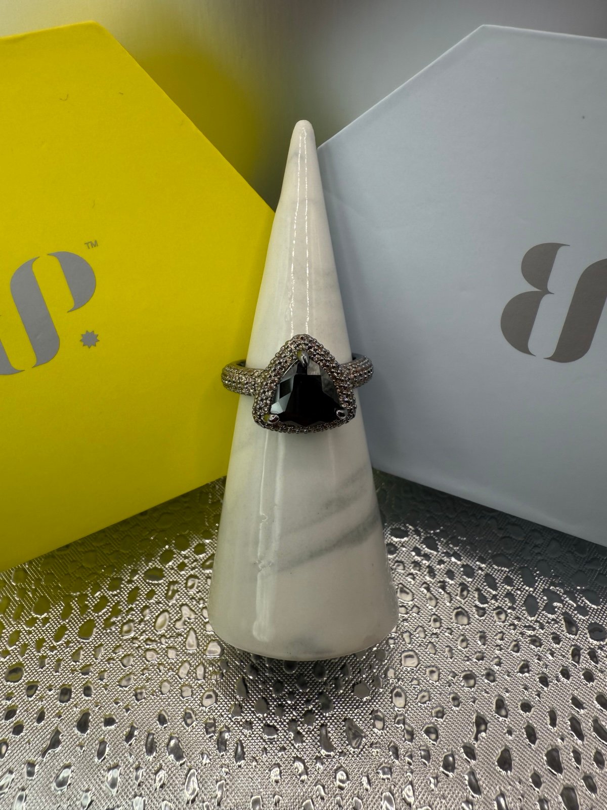 Bomb Party/BP/2025 OG Ring/Get In The Zone/Size 8/Hematite