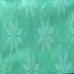 NEW VTG MINTY GREEN LACE FLORAL SHOWER CURTAIN , VINYL LINER & 12 RINGS SET
