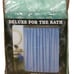 NEW VTG MINTY GREEN LACE FLORAL SHOWER CURTAIN , VINYL LINER & 12 RINGS SET