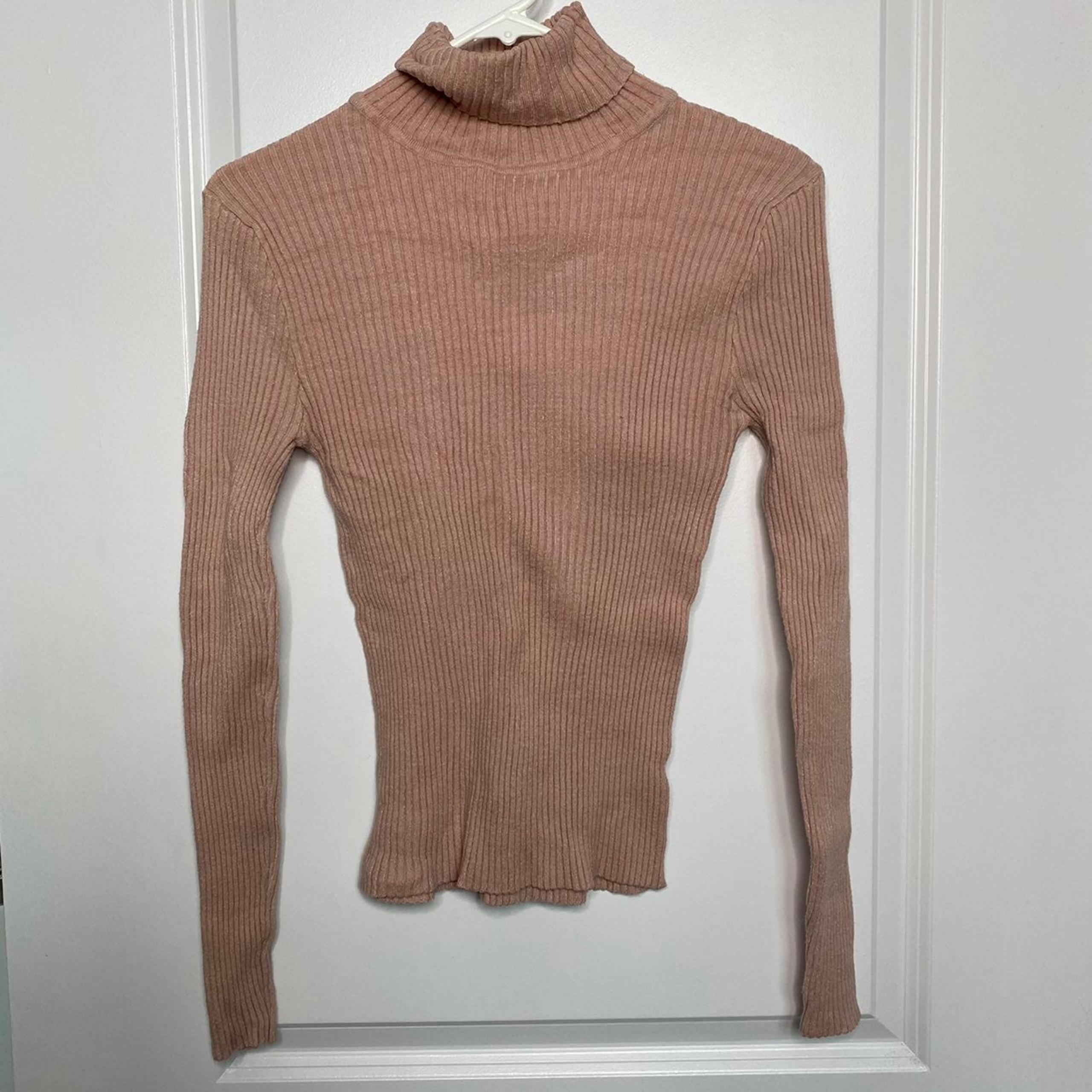 FOREVER 21 Pink Turtleneck Sweater