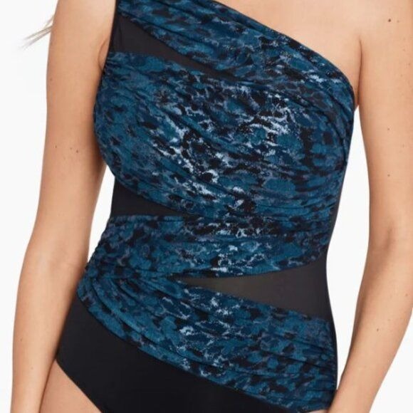 Miraclesuit Titania Jena One Piece Swimsuit Size 10 New