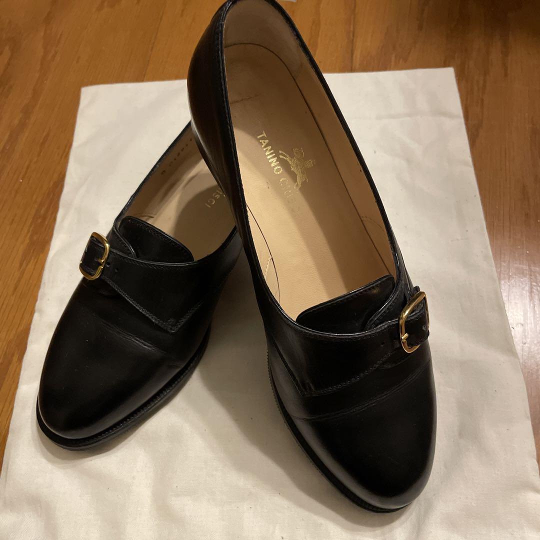 Vintage TANINO CRISCI Burgundy Cordovan Leather Low Heel Bow