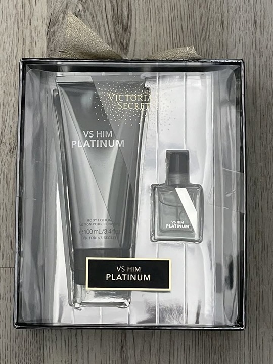 VICTORIA'S SECRET Gift Set VS HIM PLATINUM Mini Fragrance EDP Cologne