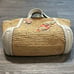 Coach Hampton Floral Applique Straw Weekend Coral White Tote Shoulder Bag 19347