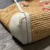 Coach Hampton Floral Applique Straw Weekend Coral White Tote Shoulder Bag 19347